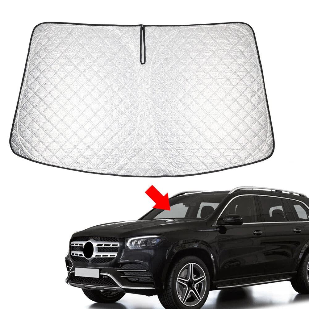 Foldable Windshield Sun Shade Visor for Mercedes Benz GLS-Class (2020–2025)