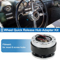 Steering Wheel Quick Release Hub Adapter for Universal 12 Hole Wheels