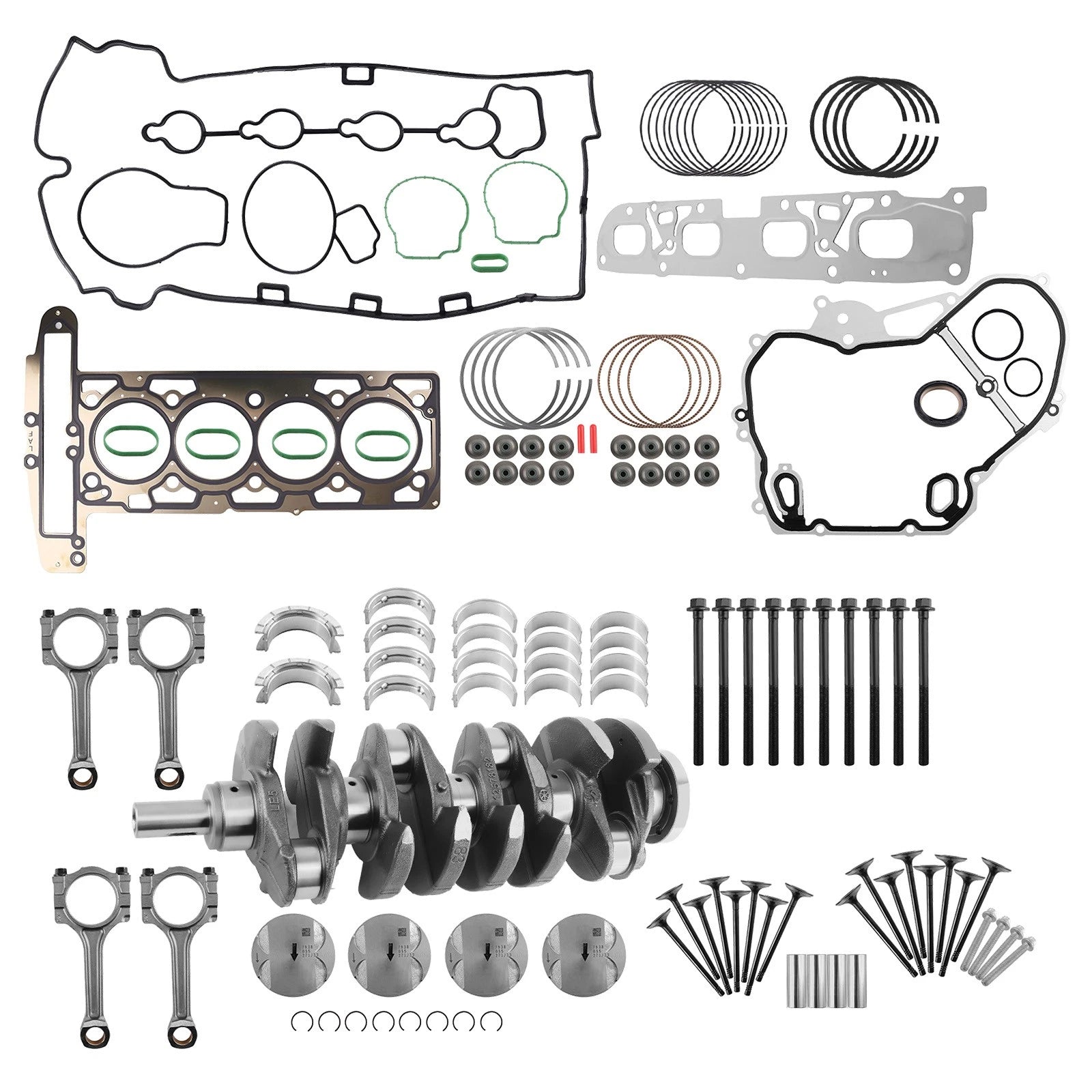 2.4L Engine Rebuild Overhaul Kit for Chevy