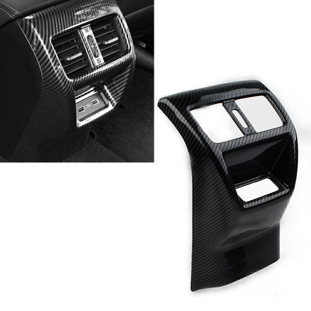 Carbon Fiber Rear Air Outlet Vent Anti-Kick Panel for Honda Civic (2022–Present)