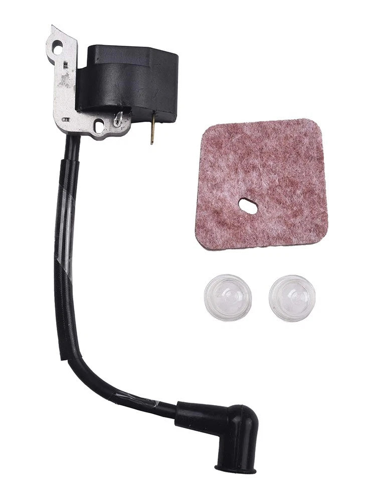 Ignition Coil Kit for FS38 FS45 FS55 HL45 HS45 (Includes Filter, 2 Pumps)
