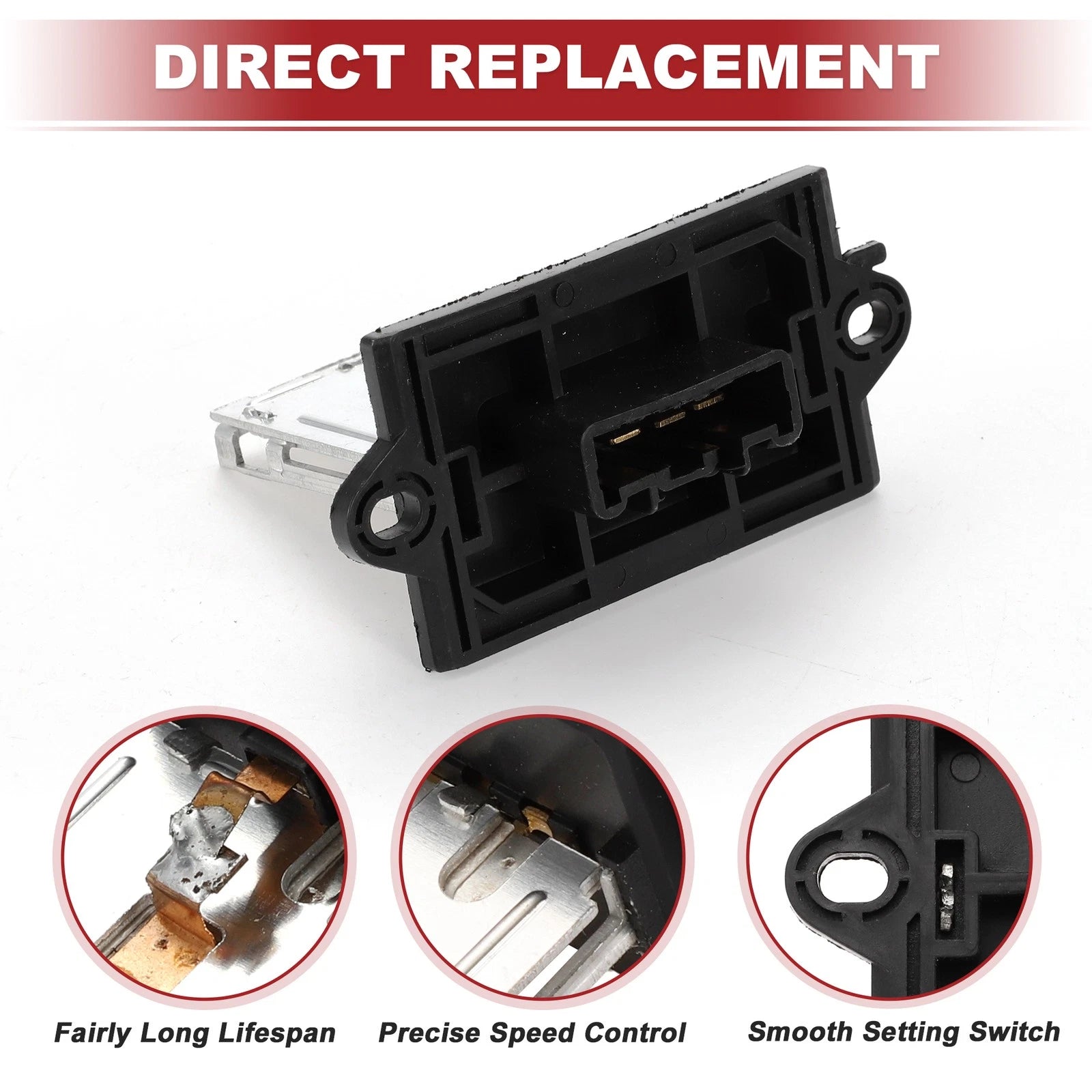 HVAC Blower Motor Resistor Replacement for Mitsubishi Pajero (2000–2022)