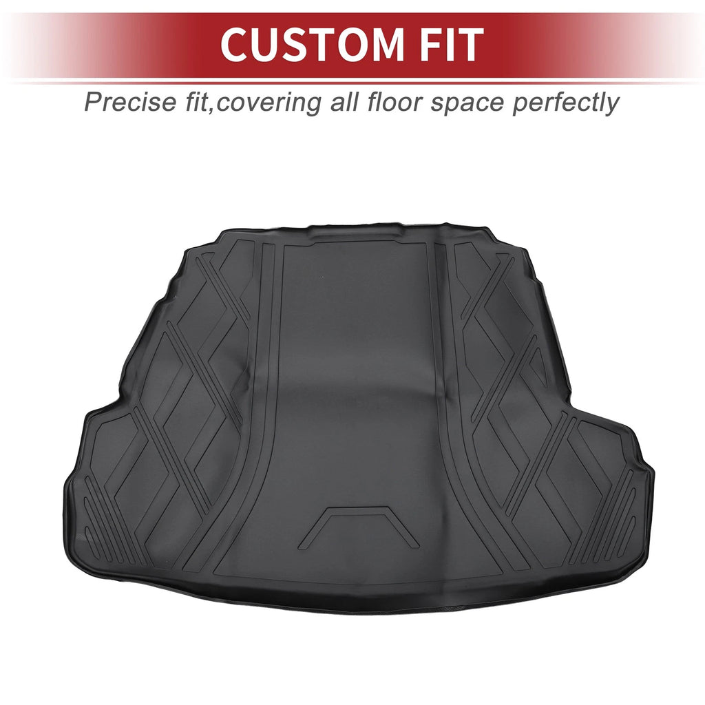 Cargo Liner Rear Trunk Mat for Hyundai Sonata (2011–2014) TPE Diamond
