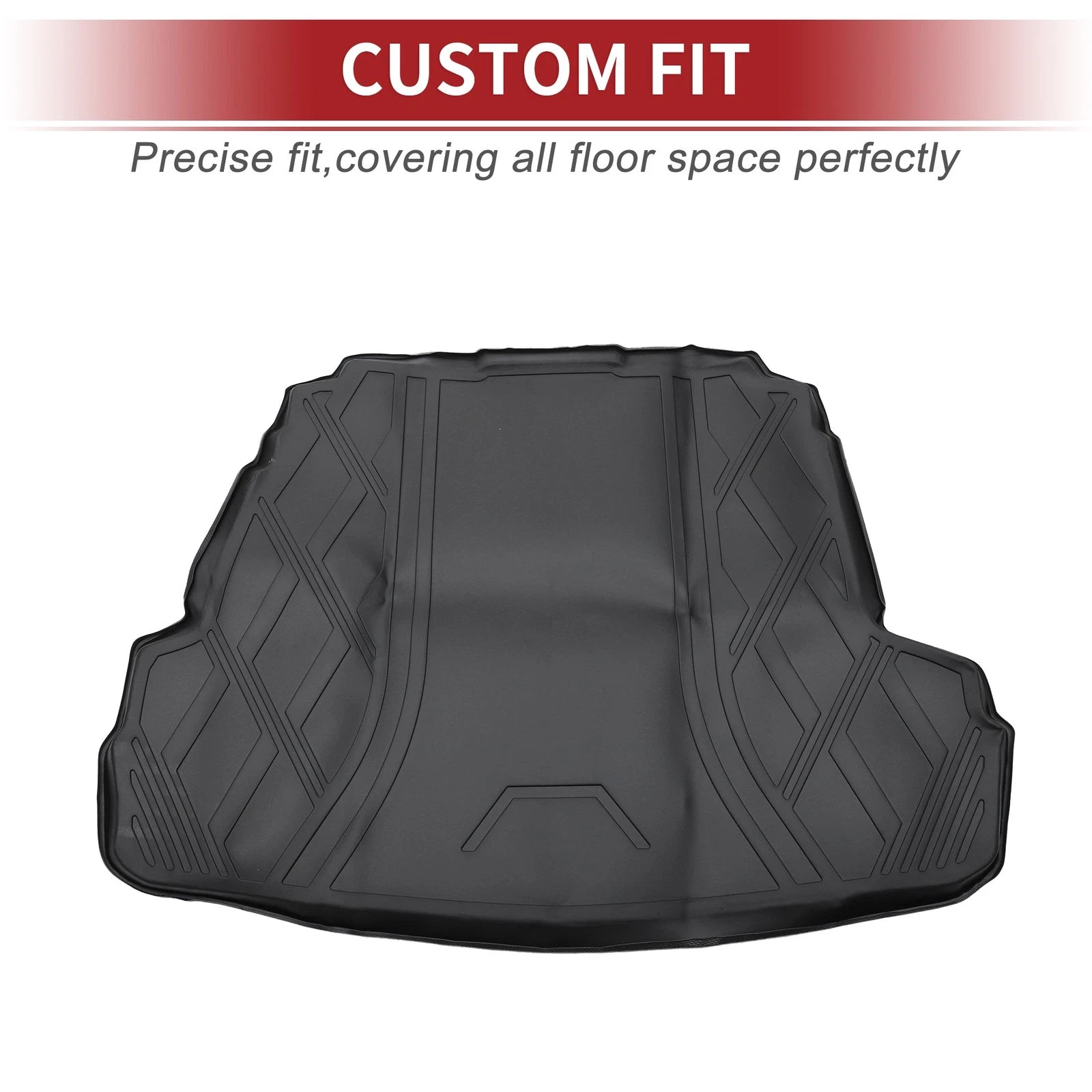Cargo Liner Rear Trunk Mat for Hyundai Sonata (2011–2014) TPE Diamond