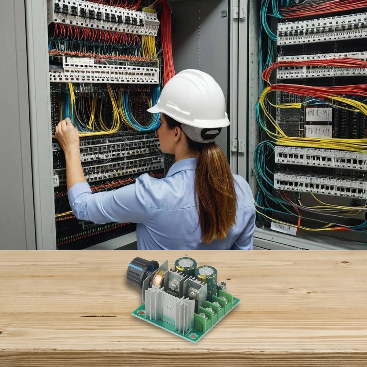 10A DC Motor Speed Controller with Fuse for Various Applications