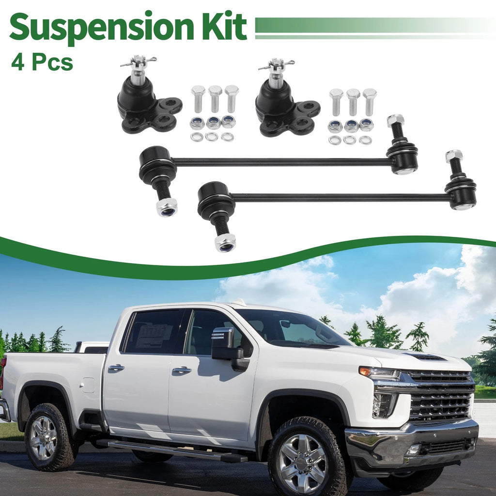 Front Sway Bar Link Ball Joint Kit 4 Pcs for Chevrolet Equinox (2010–2017)