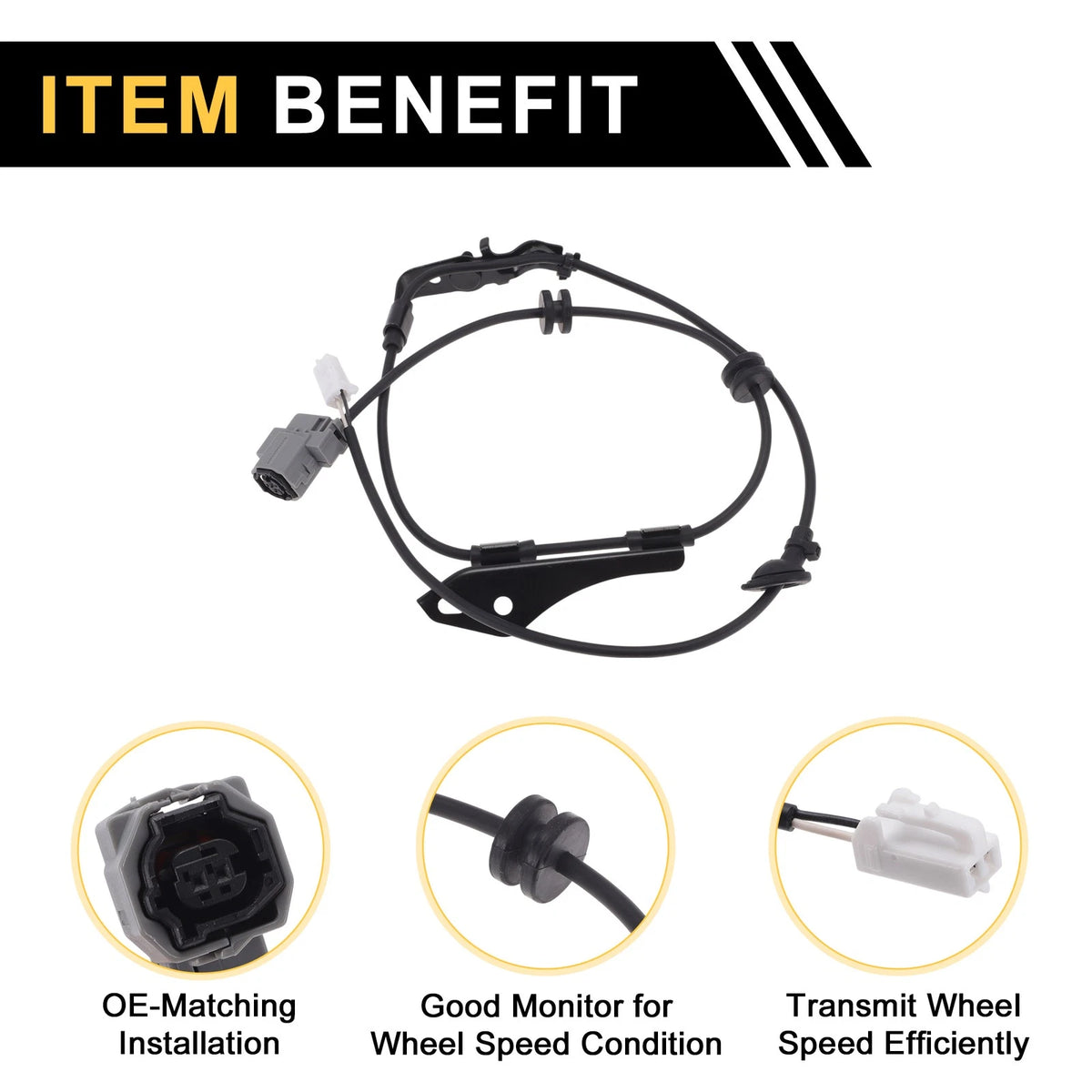 ABS Wheel Speed Sensor No. 8951647100 for Toyota Prius (2012–2015)