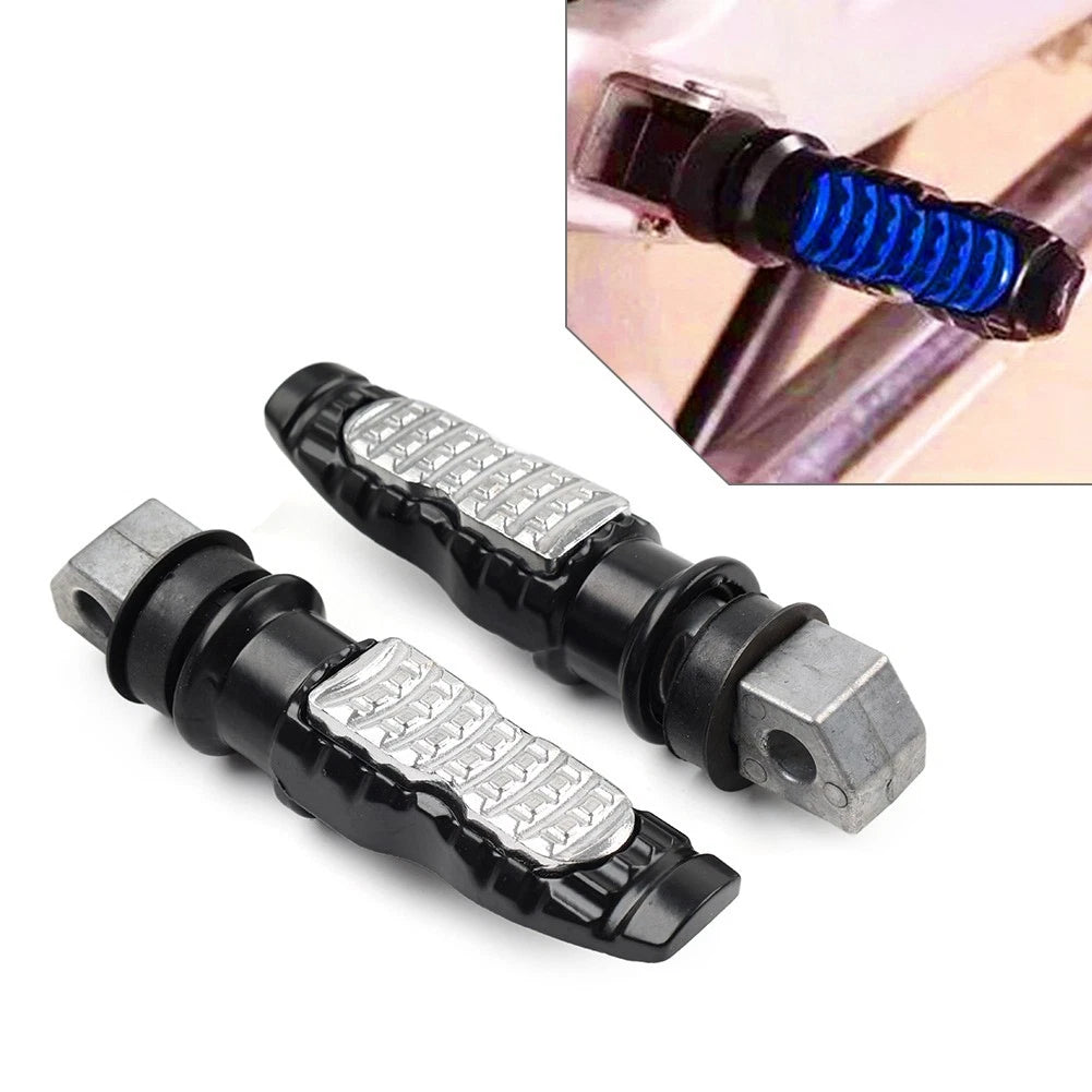 8MM Universal Rear Footrest Foot Pegs for Harley Honda (Universal)