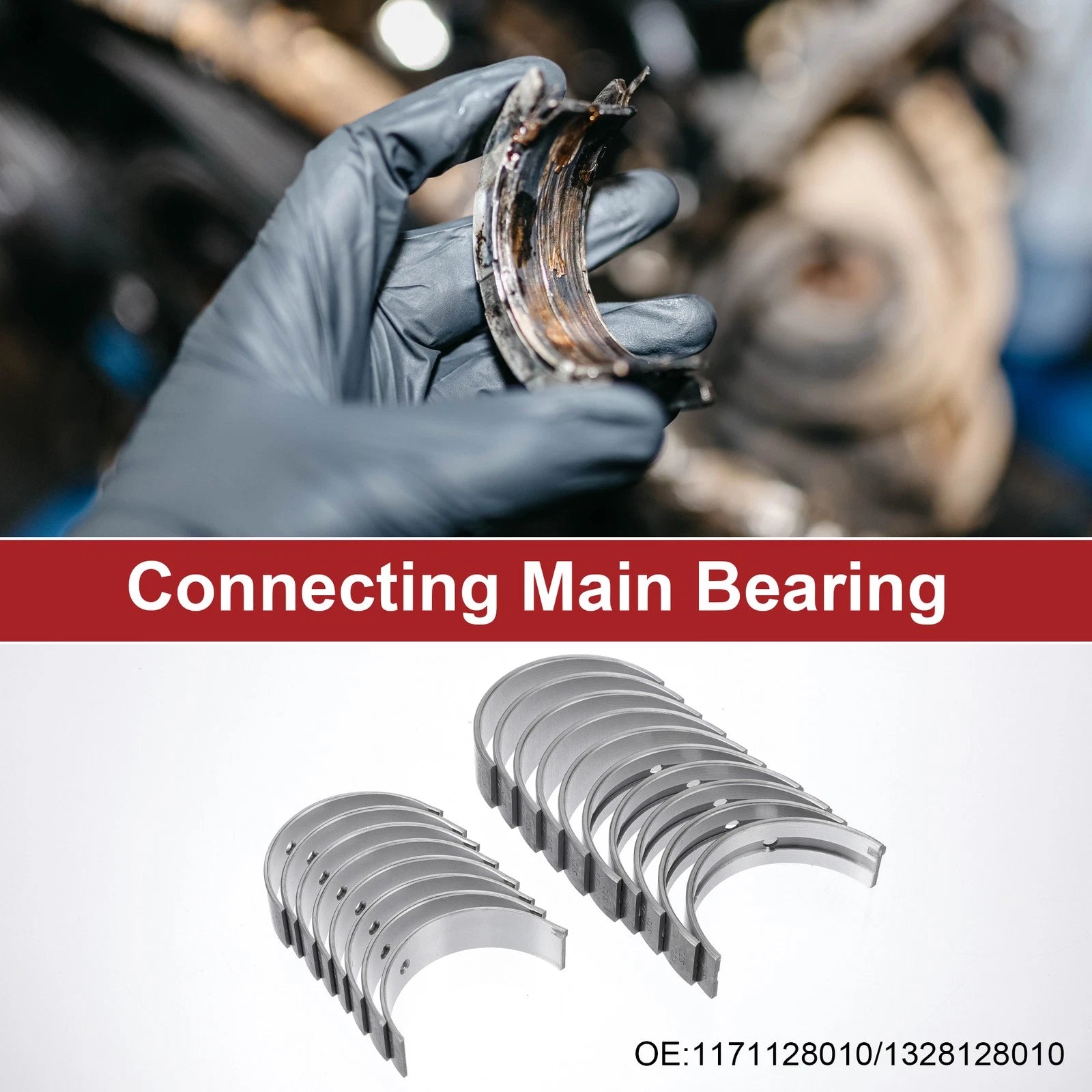 Engine Main and Connecting Rod Bearing Kit for Toyota Camry (2001–2008)
