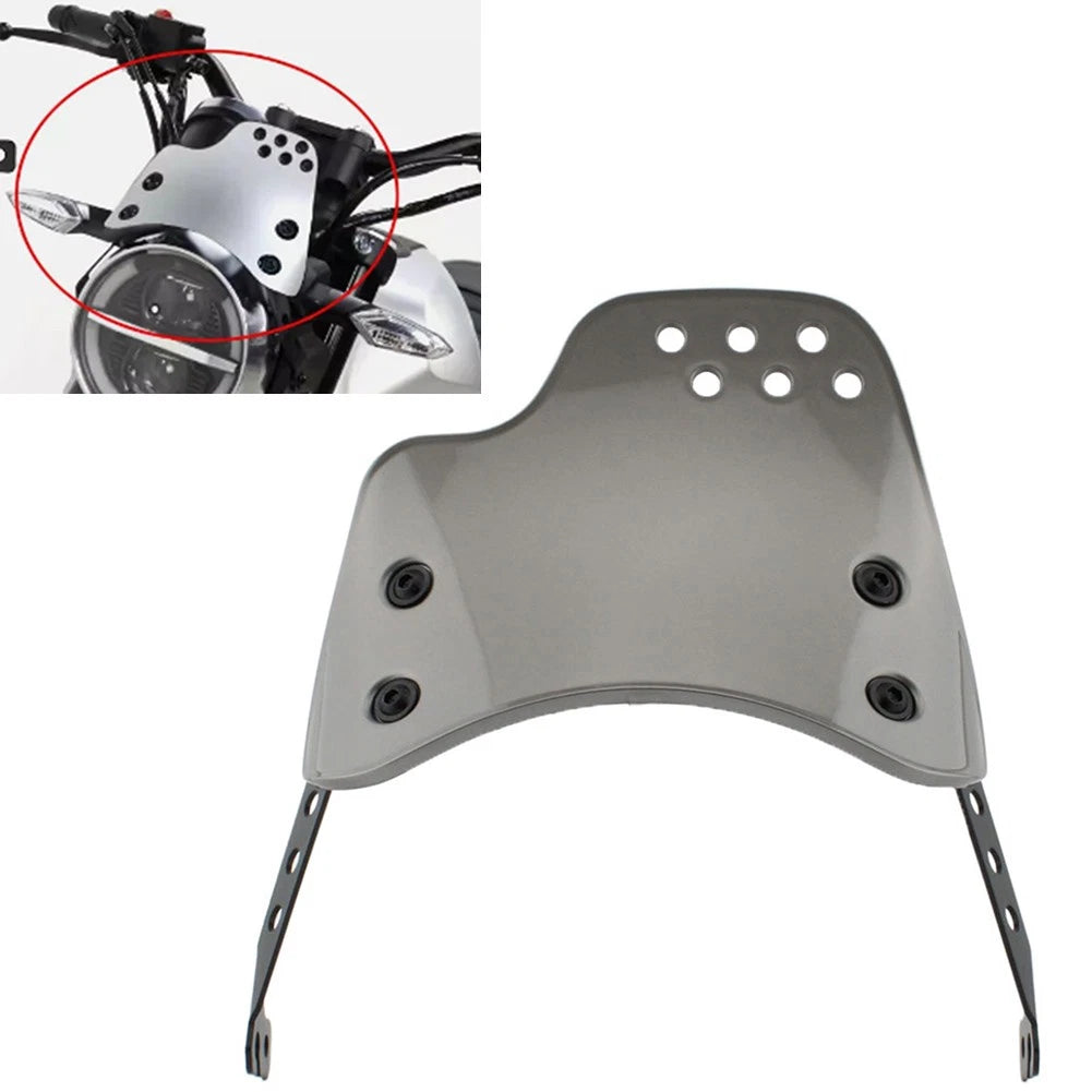 Titanium Front Windshield for Ducati Scrambler 400 800 (2015–2024)