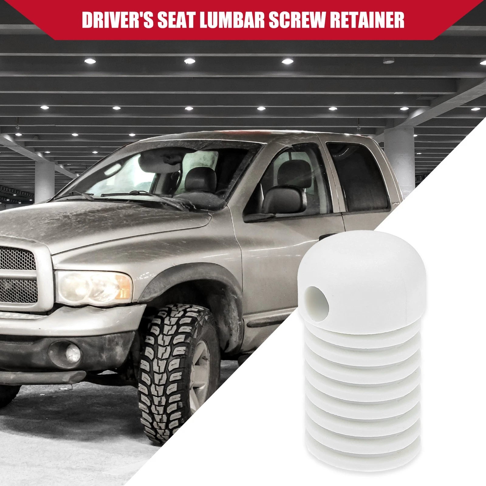 Driver Seat Lumbar Screw Retainer Fix for Dodge Ram 1500 (2002–2008)
