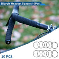 Bicycle Headset Spacer Kit 5mm 1-1/8 for 28.6mm Forks (10 Pack)