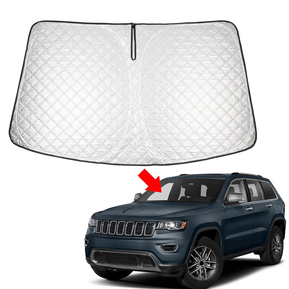 Foldable Windshield Sun Shade for Jeep Grand Cherokee (2011–2020)