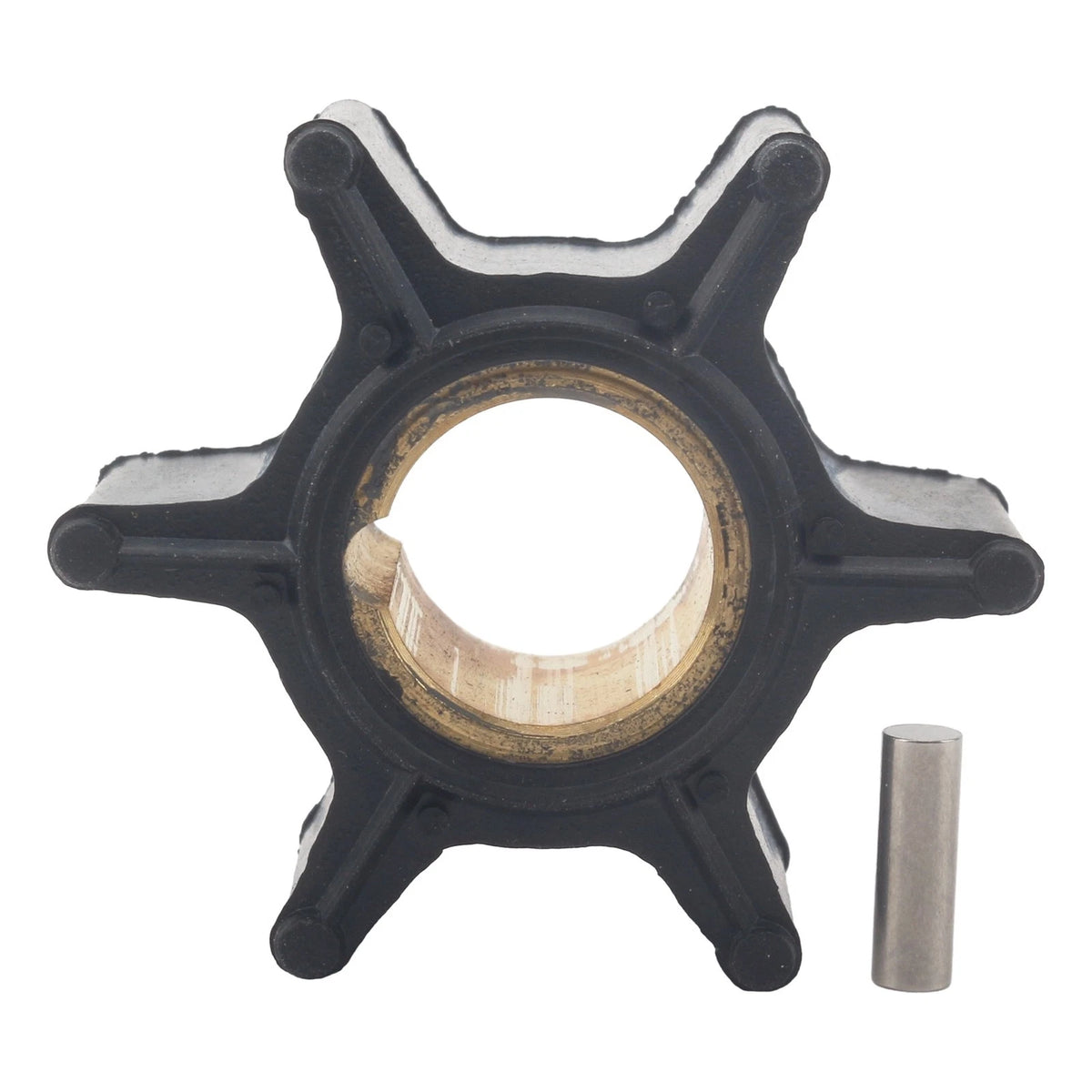 Water Pump Impeller & Pin for Evinrude Johnson 8-15 HP Outboard (386084)