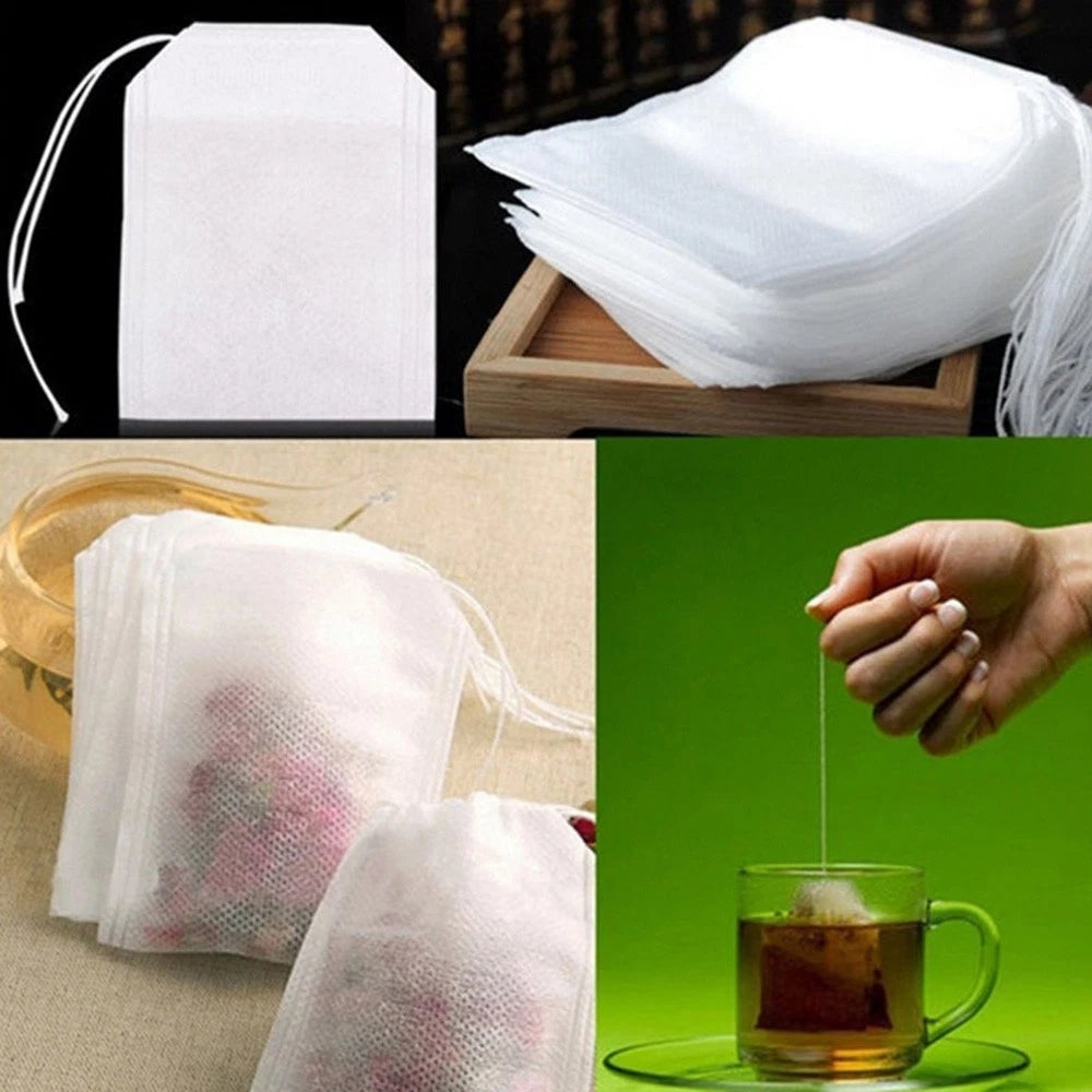 2X Disposable Filter Tea Bags for Heat Replacement Accessories