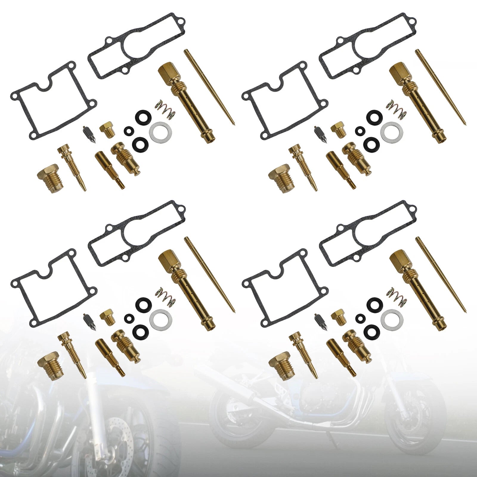 4X Carburetor Rebuild Kit for Kawasaki Z400 KZ400FX KZ550 GPZ550 (1980–1983) T9