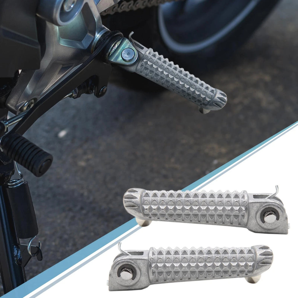 Motorcycle Footpeg Pair 7mm Aluminium Alloy Replacement for Universal (All Years)