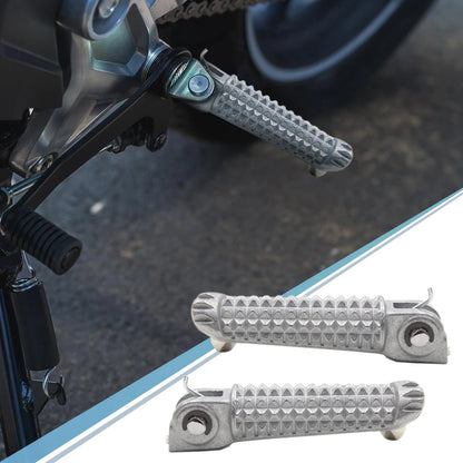 Motorcycle Footpeg Pair 7mm Aluminium Alloy Replacement for Universal (All Years)