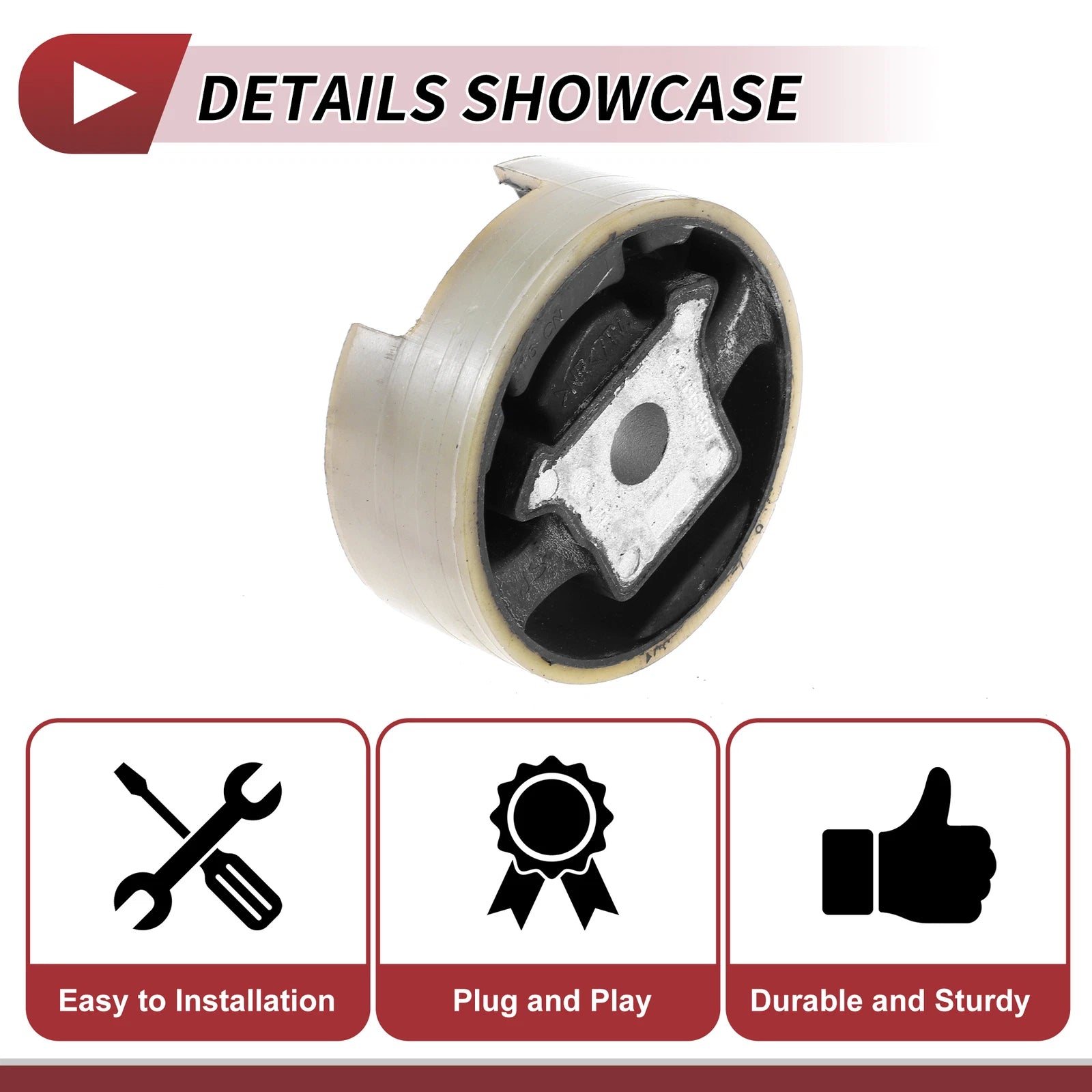 Rear Engine Subframe Mount Bushing No. 1K0199867 for Audi A3, VW Golf, Caddy (2004–2013)