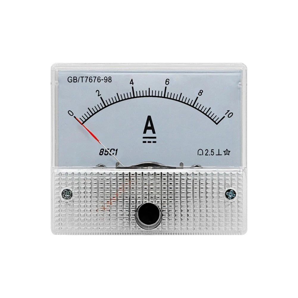 Ammeter Analog Panel Meter 10A for Electronic Equipment (85C1)