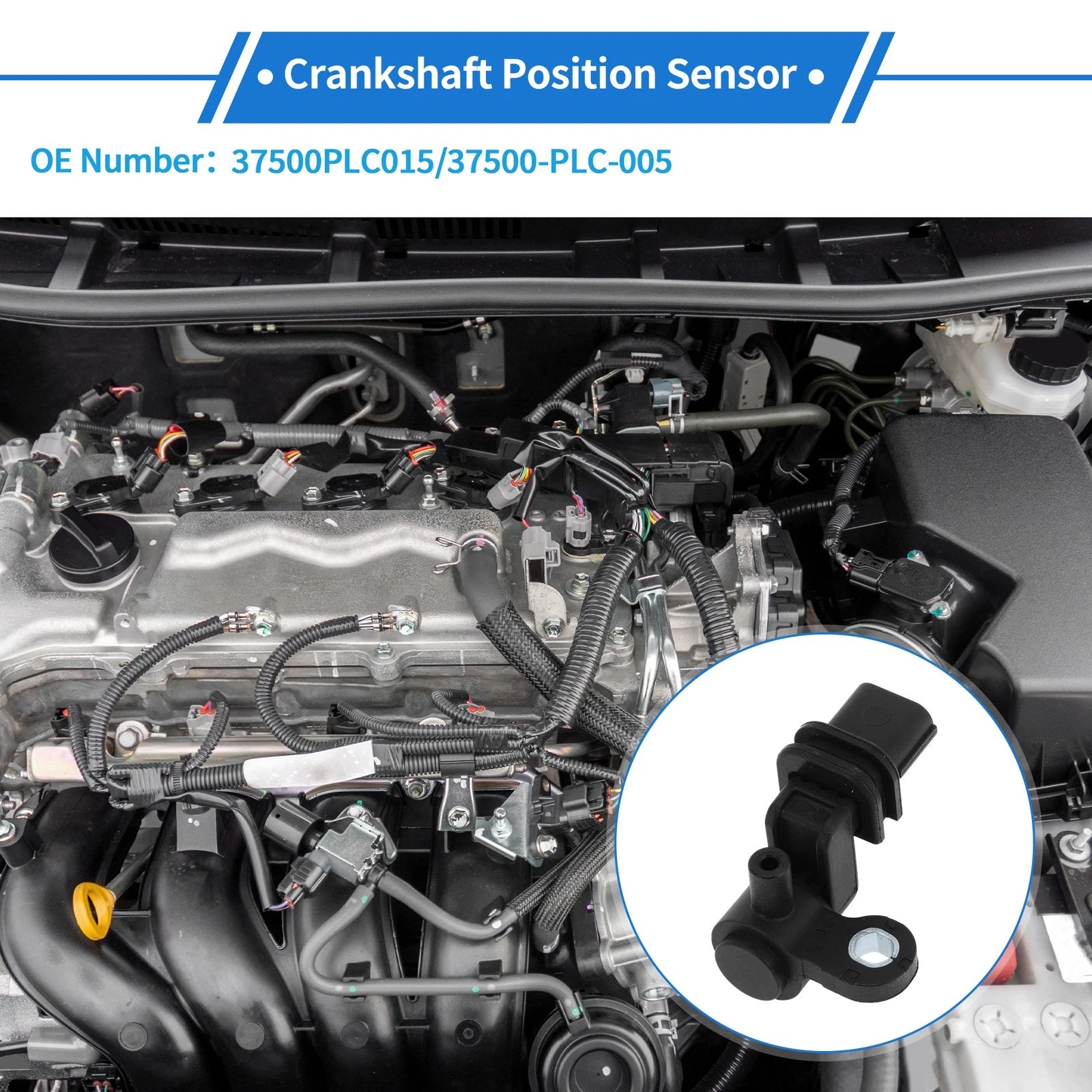 Crankshaft Position Sensor Replacement for Honda Civic VII 1.6i (2001–2005)