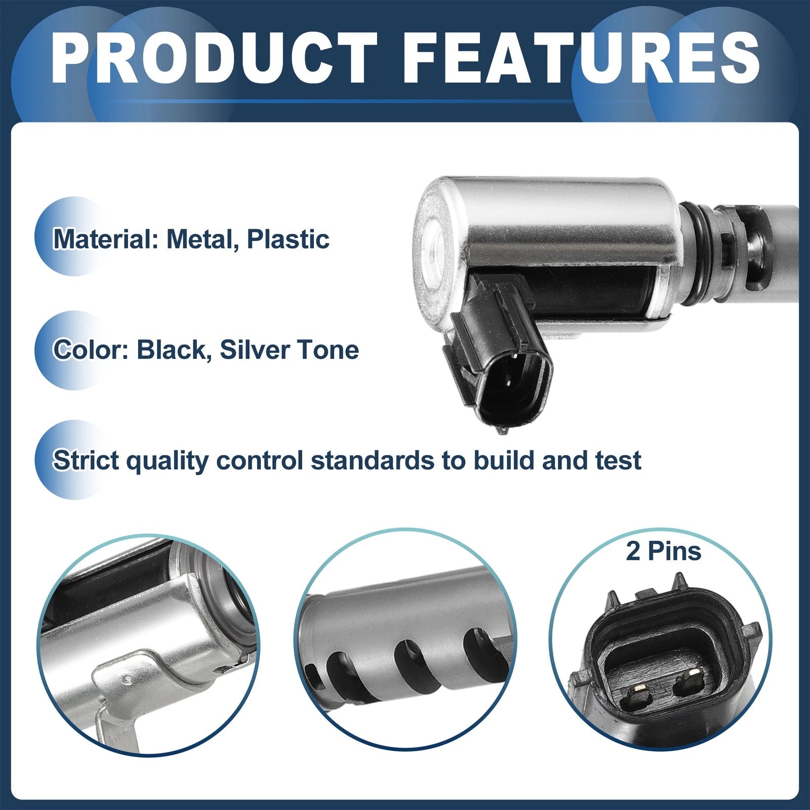 Variable Valve Timing VVT Solenoid Pair for Lexus ES300 (1999–2003)