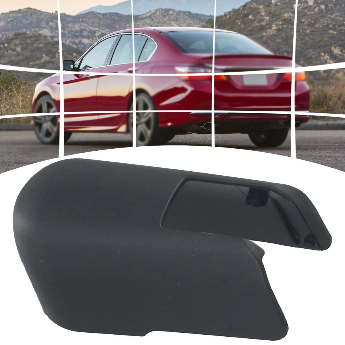 1pc Wiper Cover 76721SCVA01 Black Gate Rear Plastic Windshield