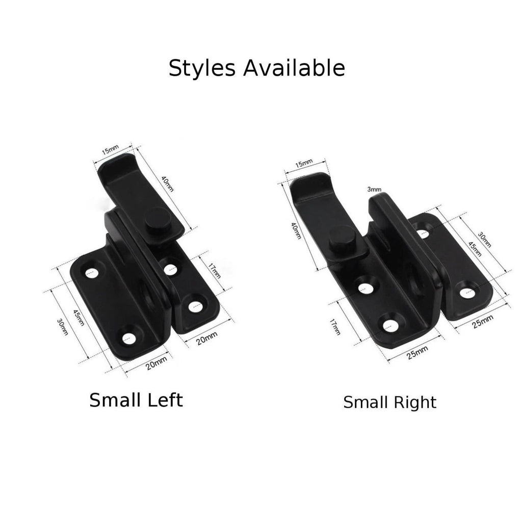 Wardrobe Door Bolt Latch Lock Bracket for Home