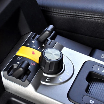 Aluminum Alloy Center Console Knob Trim for Land Rover Discovery 3 (2004–2009)