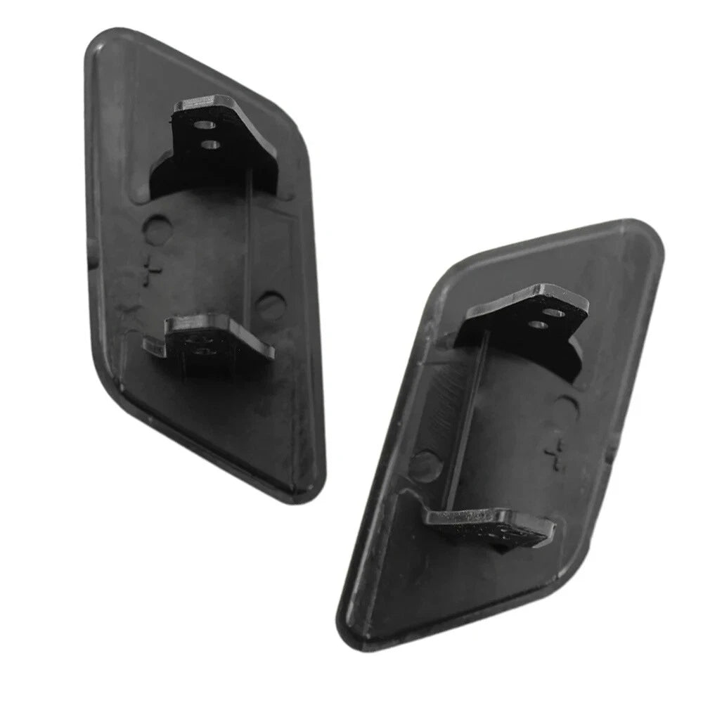 2Pcs Headlight Washer Nozzle Cover Cap Black for BMW X3 (2011–2014)