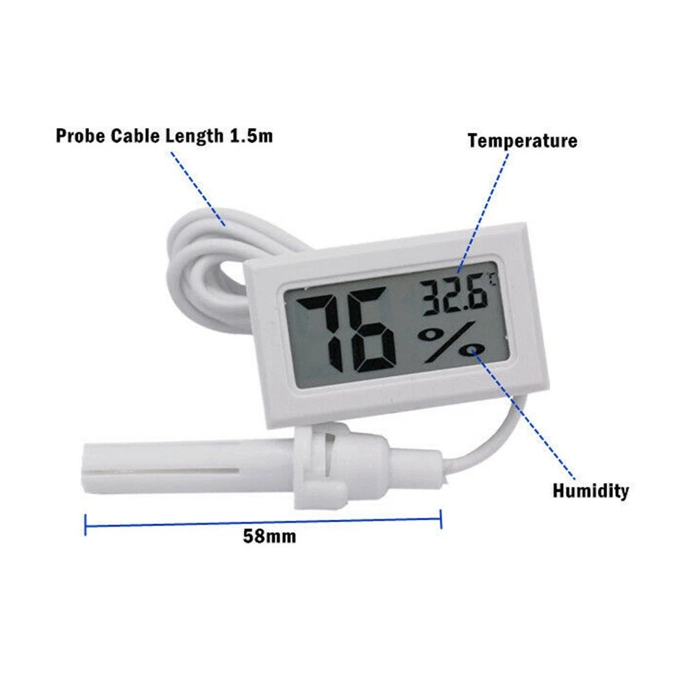 Embedded LCD Digital Thermometer Hygrometer for Universal Use