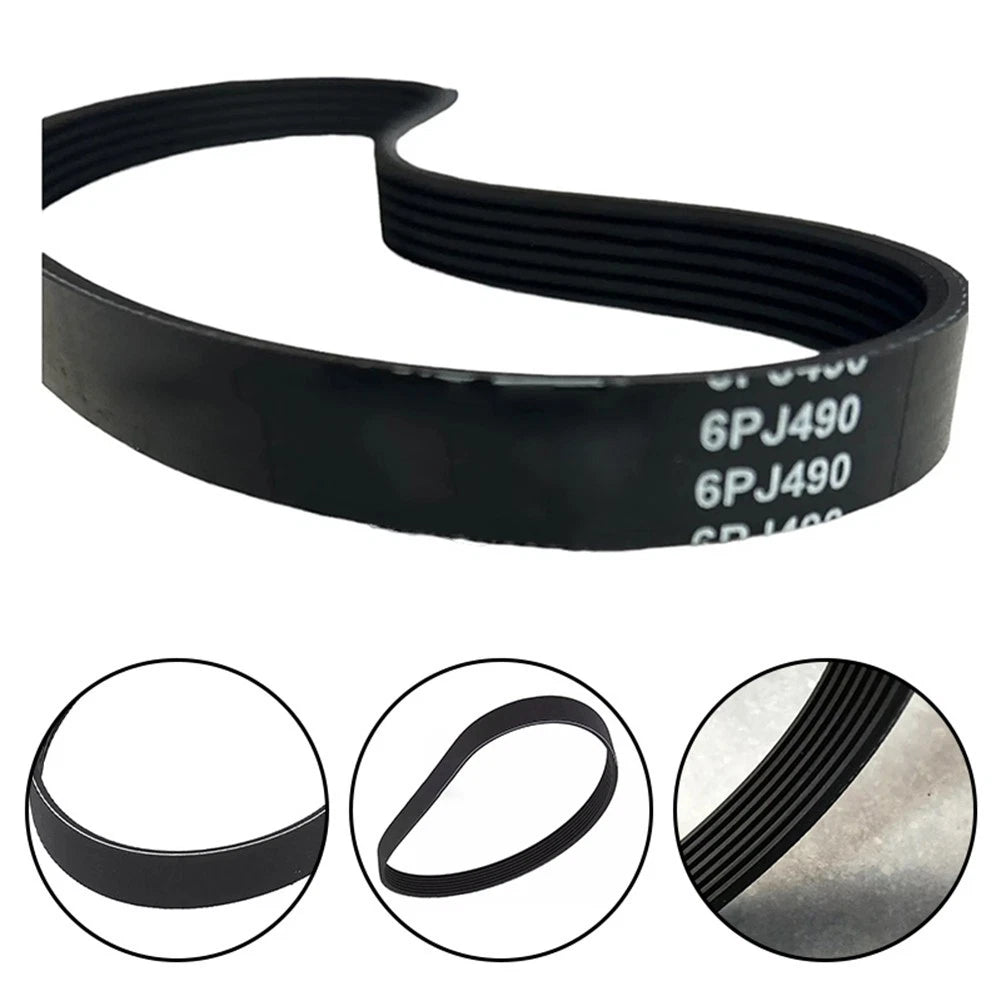 Drive Belt 6PJ490 for Mower (Improved Efficiency)