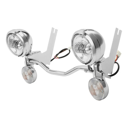Set of 2 LED Spot Passing Lights for Harley Road King (2014–2024)