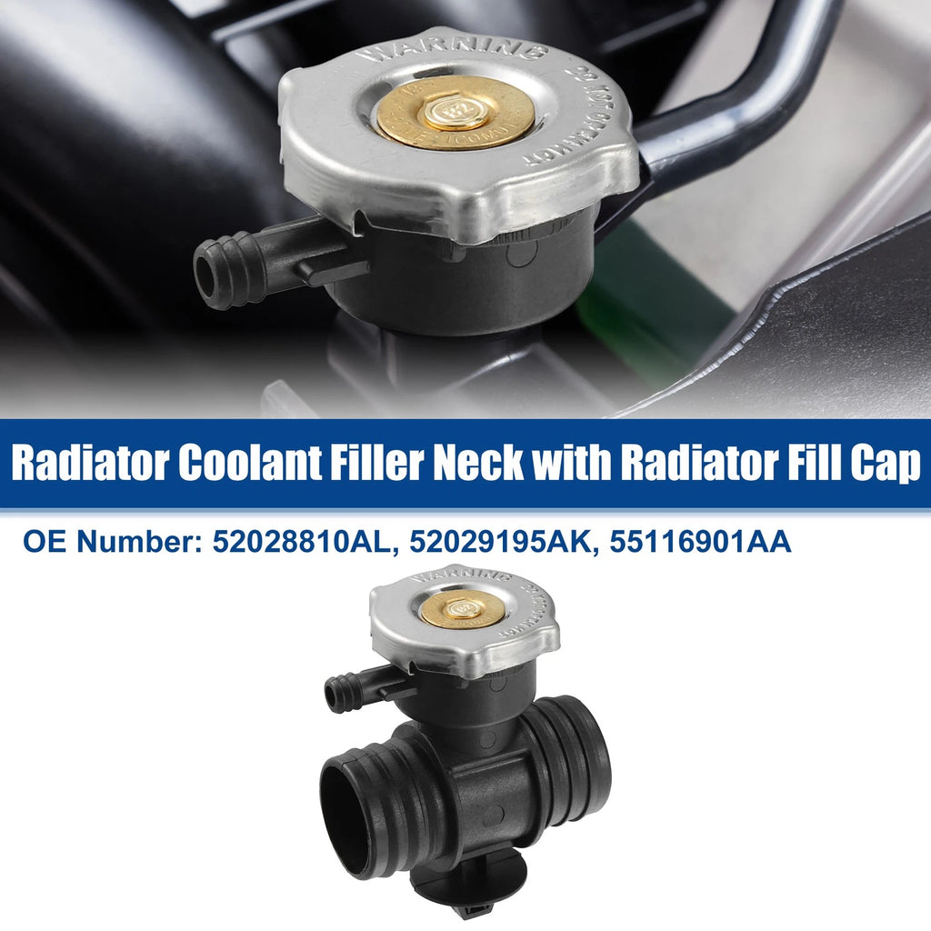 Radiator Coolant Filler Neck with Cap Replacement for Dodge Durango (2011–2024)