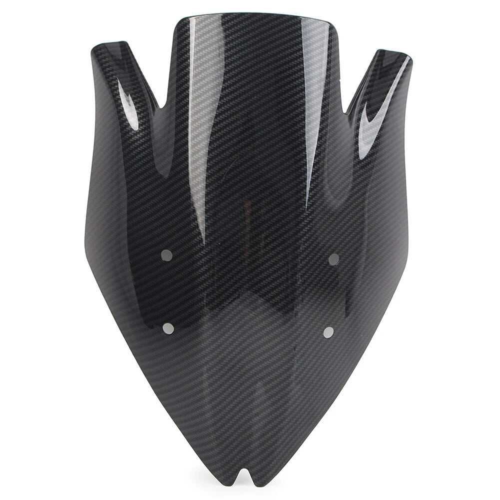 Windshield Shield Windscreen ABS for Kawasaki Z1000 (2007–2009) Carbon Fiber Black