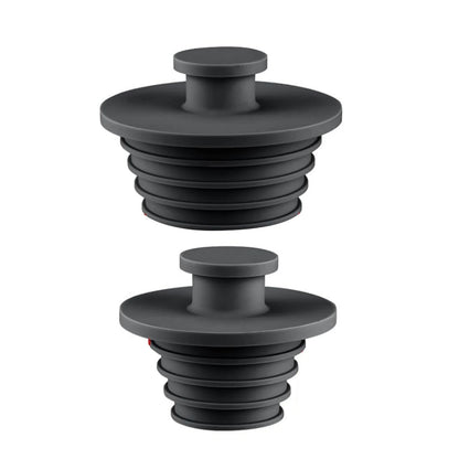 Silicone Sink Stopper 2 Pack for Bathtub Drain Plug (Universal Fit)