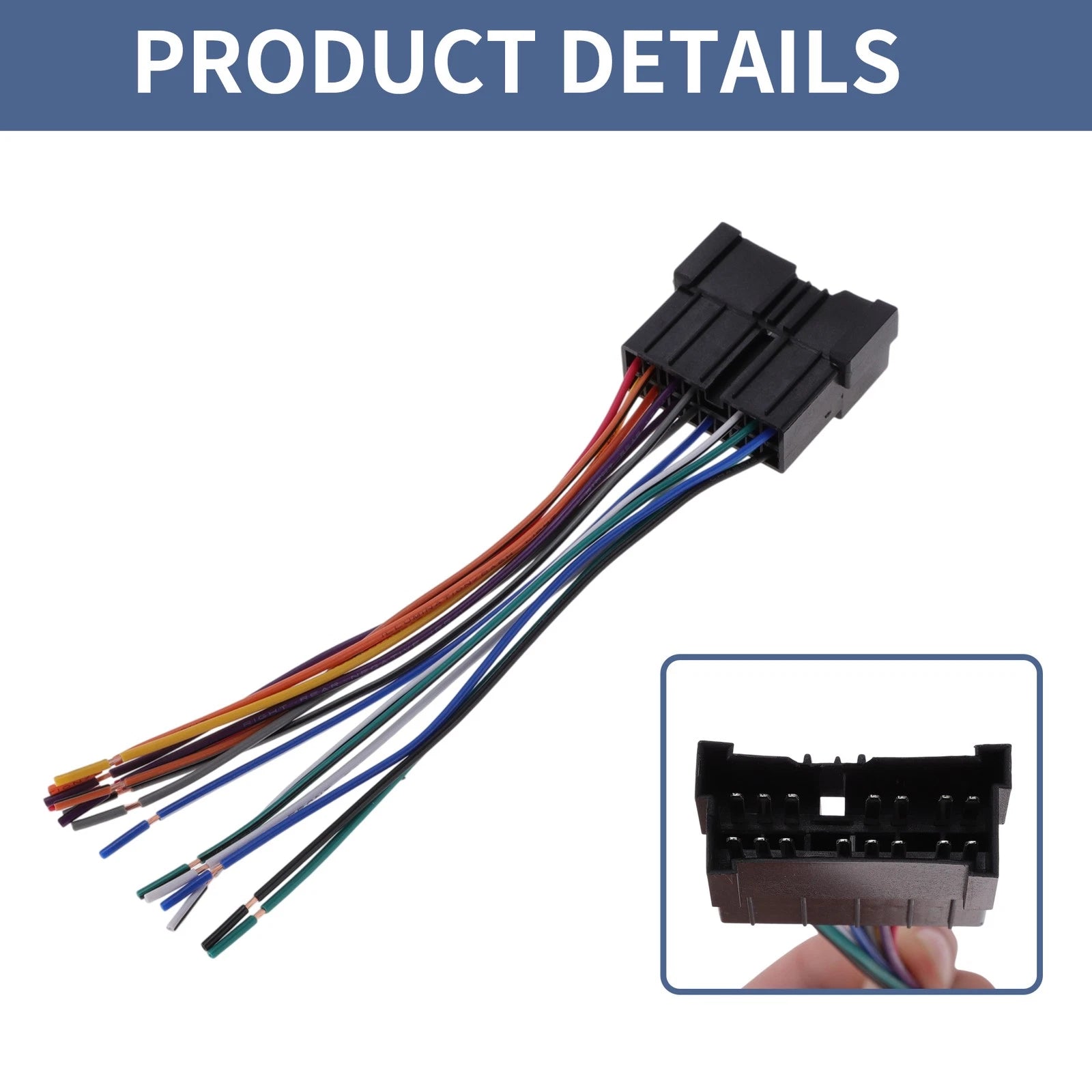 Car Stereo CD Player Wiring Harness Set for Hyundai Accent (2000–2005)