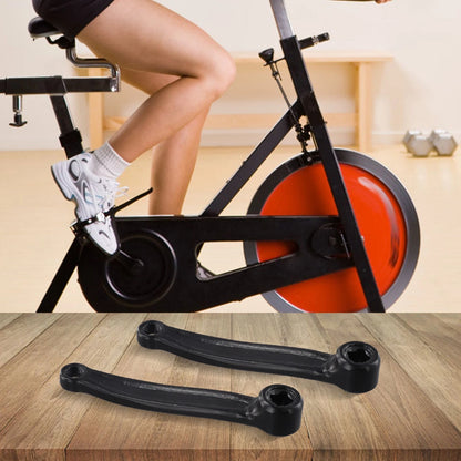 Pair of 165mm Iron Crankset for Indoor Exercise Bikes