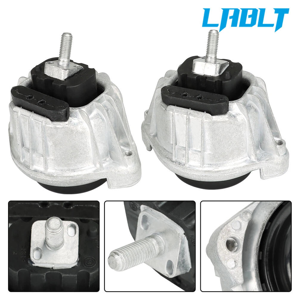 Engine Motor Mounts L&R Kit for BMW E82 E88 E84 E89 E90 (2006–2013)