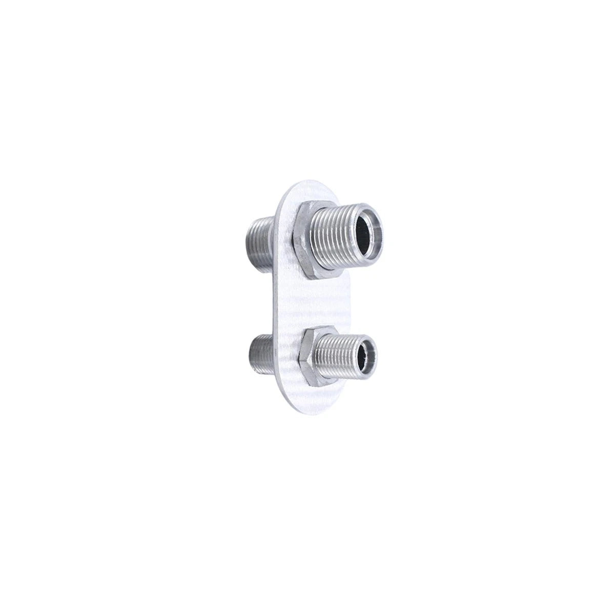 2-Port Billet Aluminum Firewall Heater A/C Bulkhead Connector Fitting 181152-100