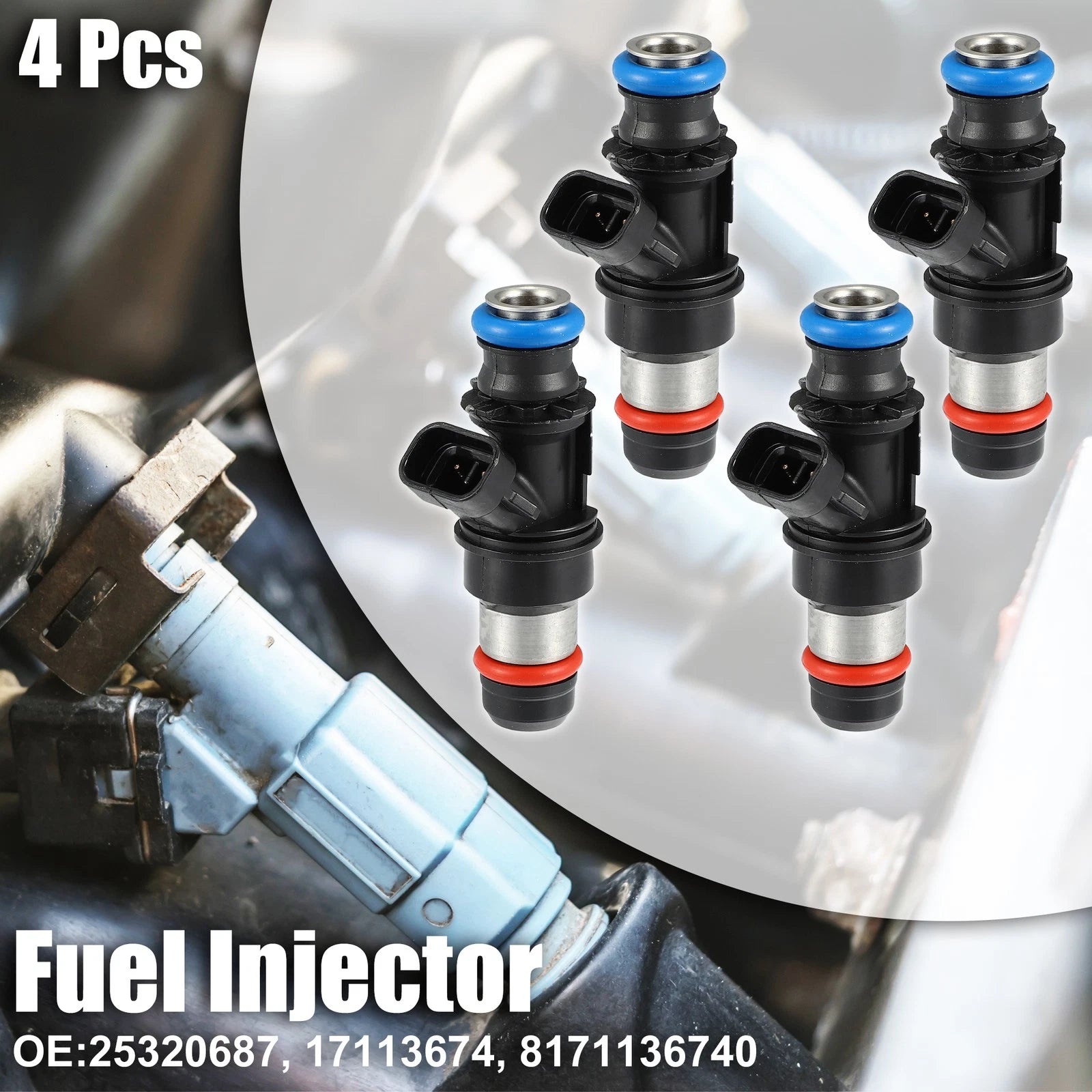 Fuel Injector Nozzle Replacement for Chevy S10 Base LS 2.2L (2000–2003)