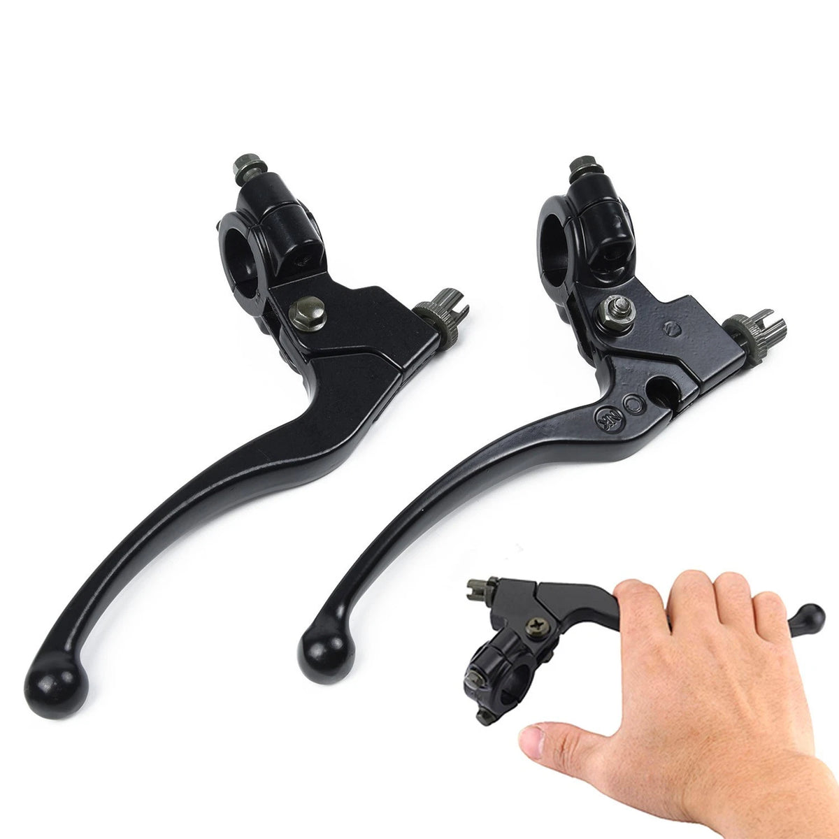 Set of 2 Black Brake Levers for Honda XR50 CRF50 (2000–2023)