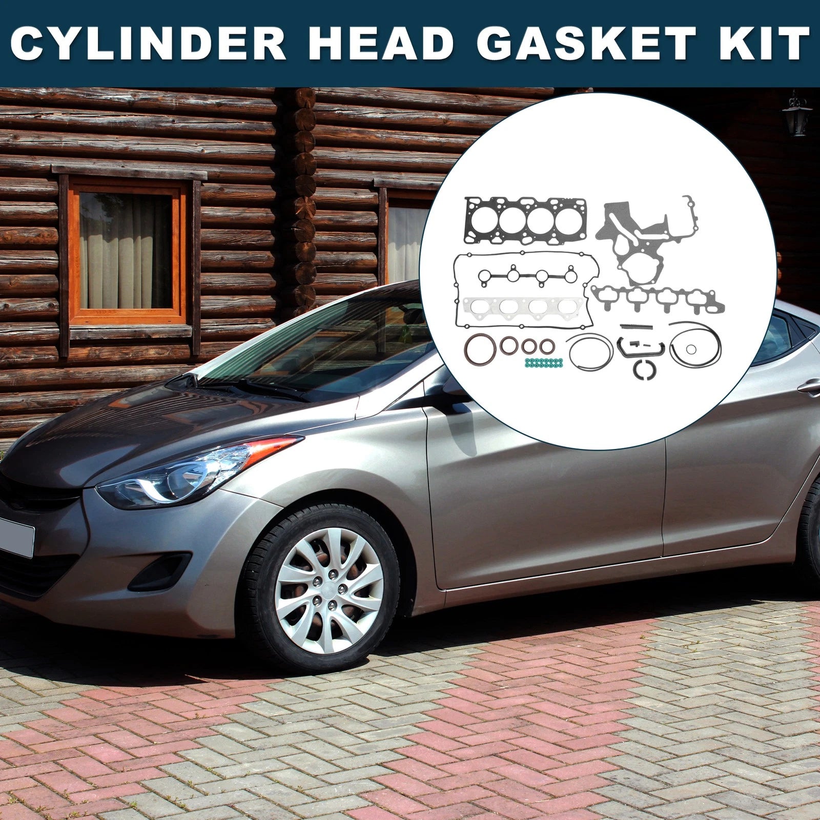 Cylinder Head Gasket Kit Replacement for Hyundai Sonata (1999–2006)