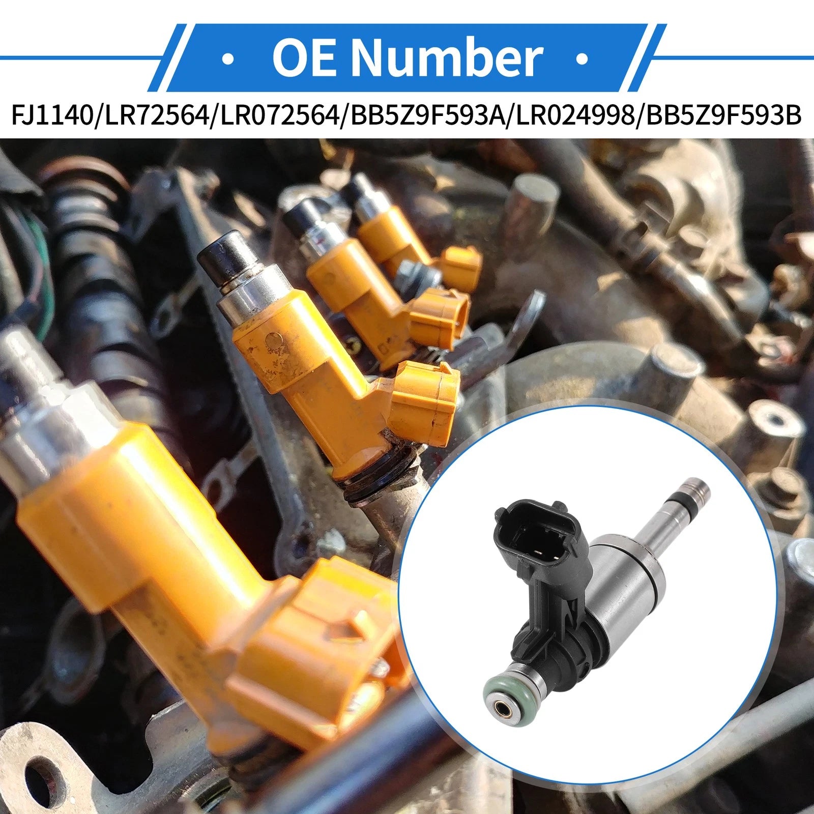 1 Pcs No.FJ1140 Fuel Injector for Ford Edge (2012–2014)