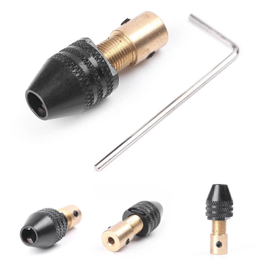 Set of 4 Mini Universal 0.3mm-3.5mm Micro Electronic Drill Chucks