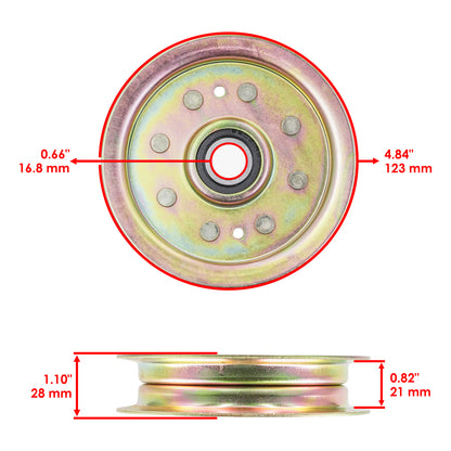 Drive Pulley Replacement for Toro TimeCutter 1744ZX Z1644 Z1744ZX (2010–2018)