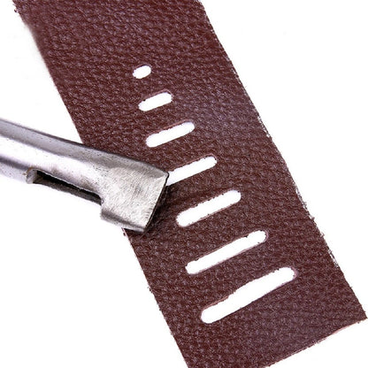 Leather Tool Oval Shape Hole Punch Cutter for Belt Watch Band Gasket (N/A)