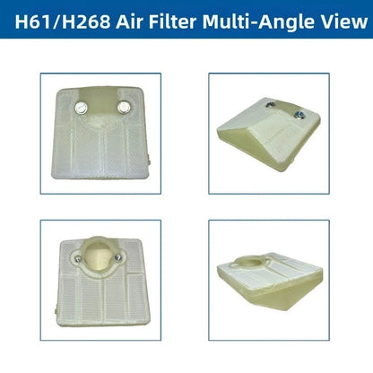 Air Filter for H61 H66 H181 H266 H268 Chainsaws (Replaces 501807105)