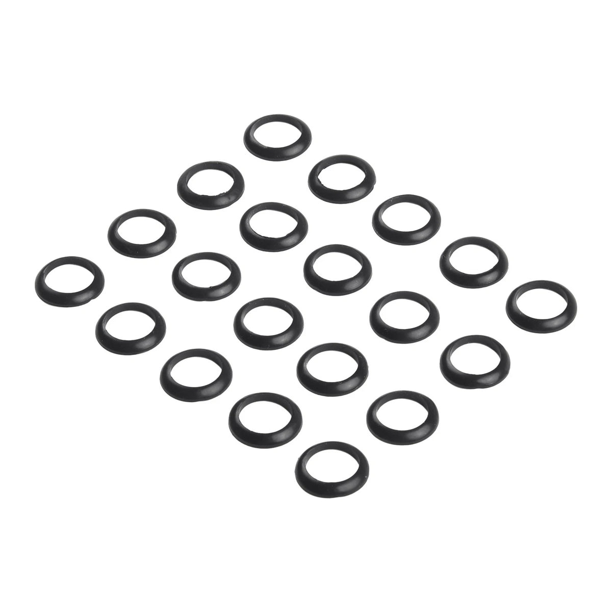20pcs Elastic Winding Check Dress Ring Trim Adapter Tools for Fishing Rods