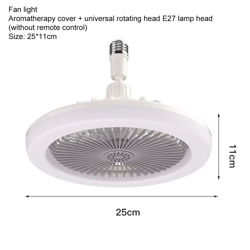 Energetic LED Fan Light E27 Screw for Improved Air Circulation